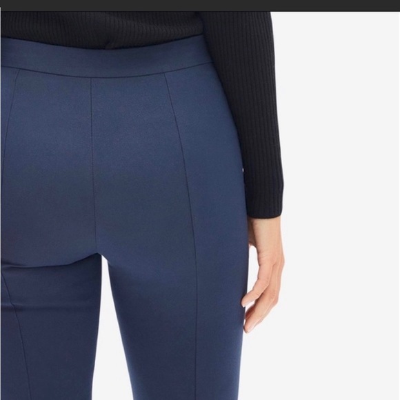 Everlane The Side-Zip Work Pant navy blue high rise ankle skinny seamed back 2 - Picture 4 of 14